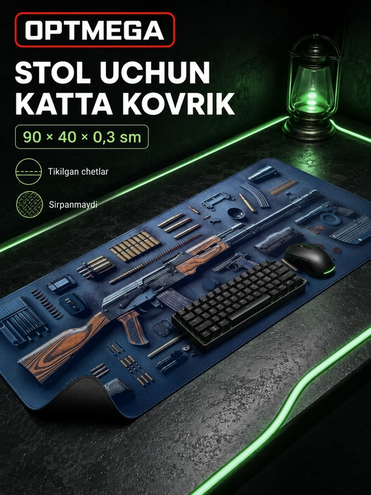 Kompyuter kovrik va sichqoncha uchun gilamcha CS GO gilamcha