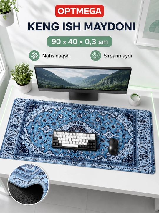Kompyuter kovrik va sichqoncha uchun gilamcha CS GO gilamcha