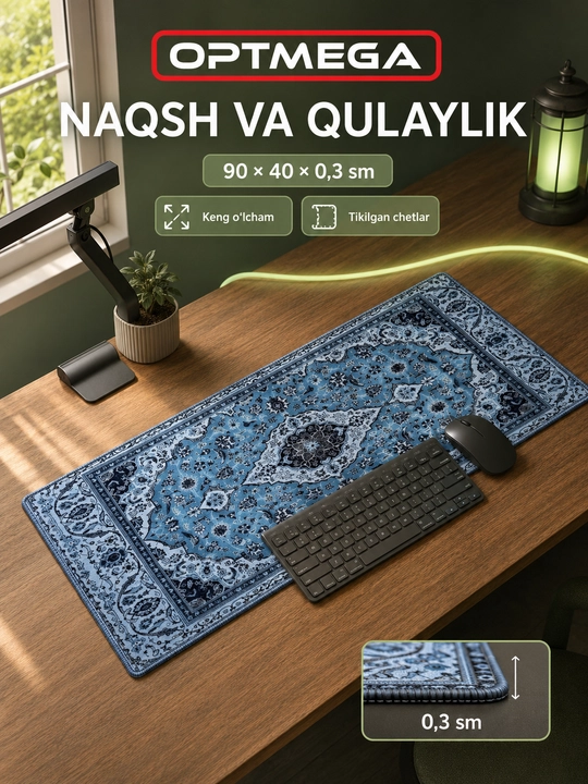 Kompyuter kovrik va sichqoncha uchun gilamcha CS GO gilamcha