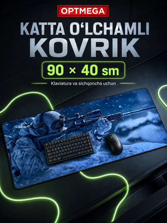 Kompyuter kovrik va sichqoncha uchun gilamcha CS GO gilamcha