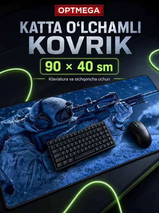 Kompyuter kovrik va sichqoncha uchun gilamcha CS GO gilamcha