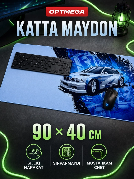 Kompyuter kovrik va sichqoncha uchun gilamcha CS GO gilamcha