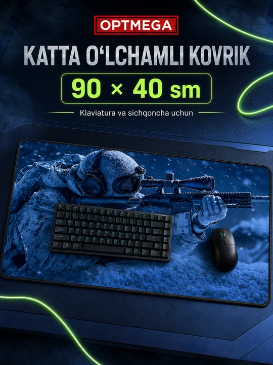 Kompyuter kovrik va sichqoncha uchun gilamcha CS GO gilamcha