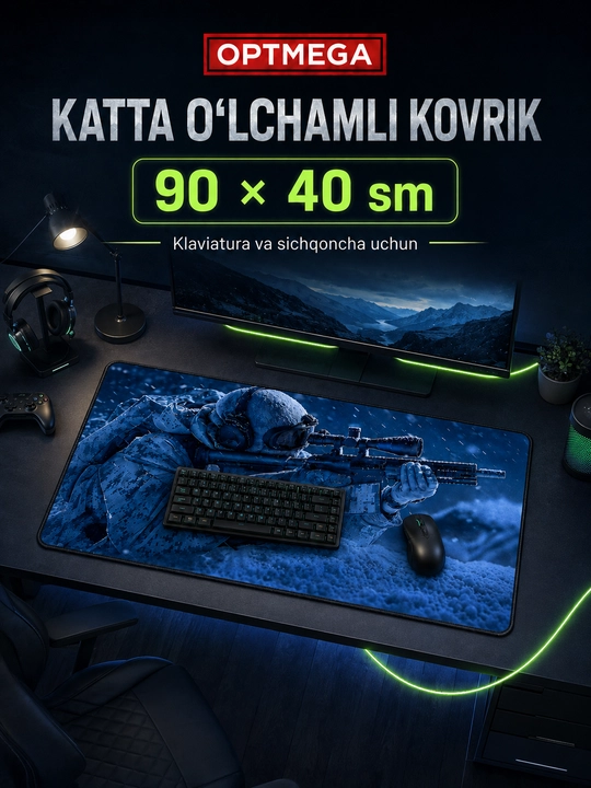Kompyuter kovrik va sichqoncha uchun gilamcha CS GO gilamcha