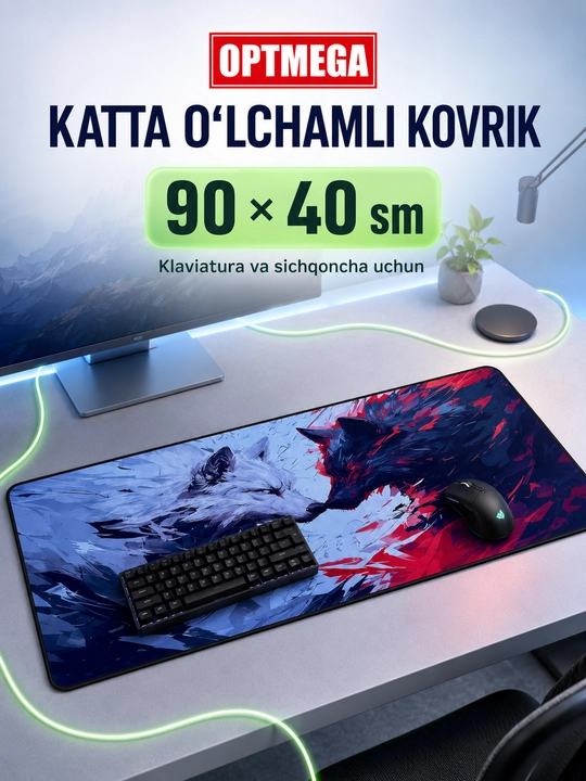 Kompyuter kovrik va sichqoncha uchun gilamcha CS GO gilamcha