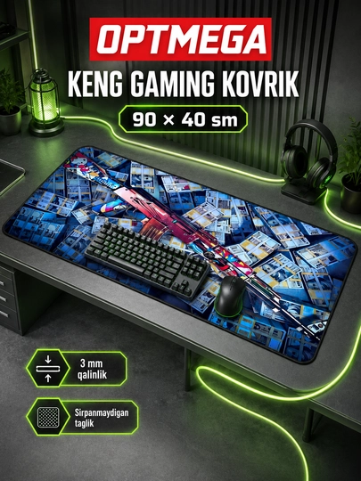 Kompyuter kovrik va sichqoncha uchun gilamcha CS GO gilamcha