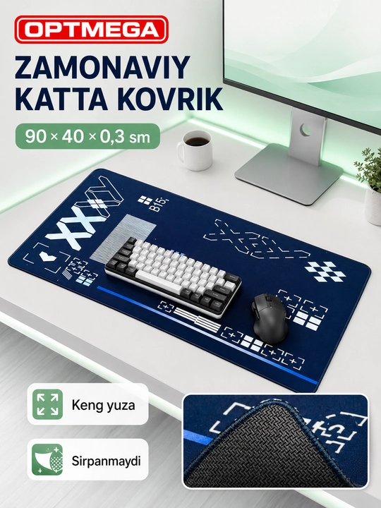 Kompyuter kovrik va sichqoncha uchun gilamcha CS GO gilamcha