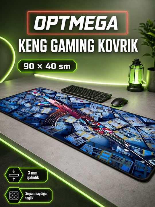 Kompyuter kovrik va sichqoncha uchun gilamcha CS GO gilamcha