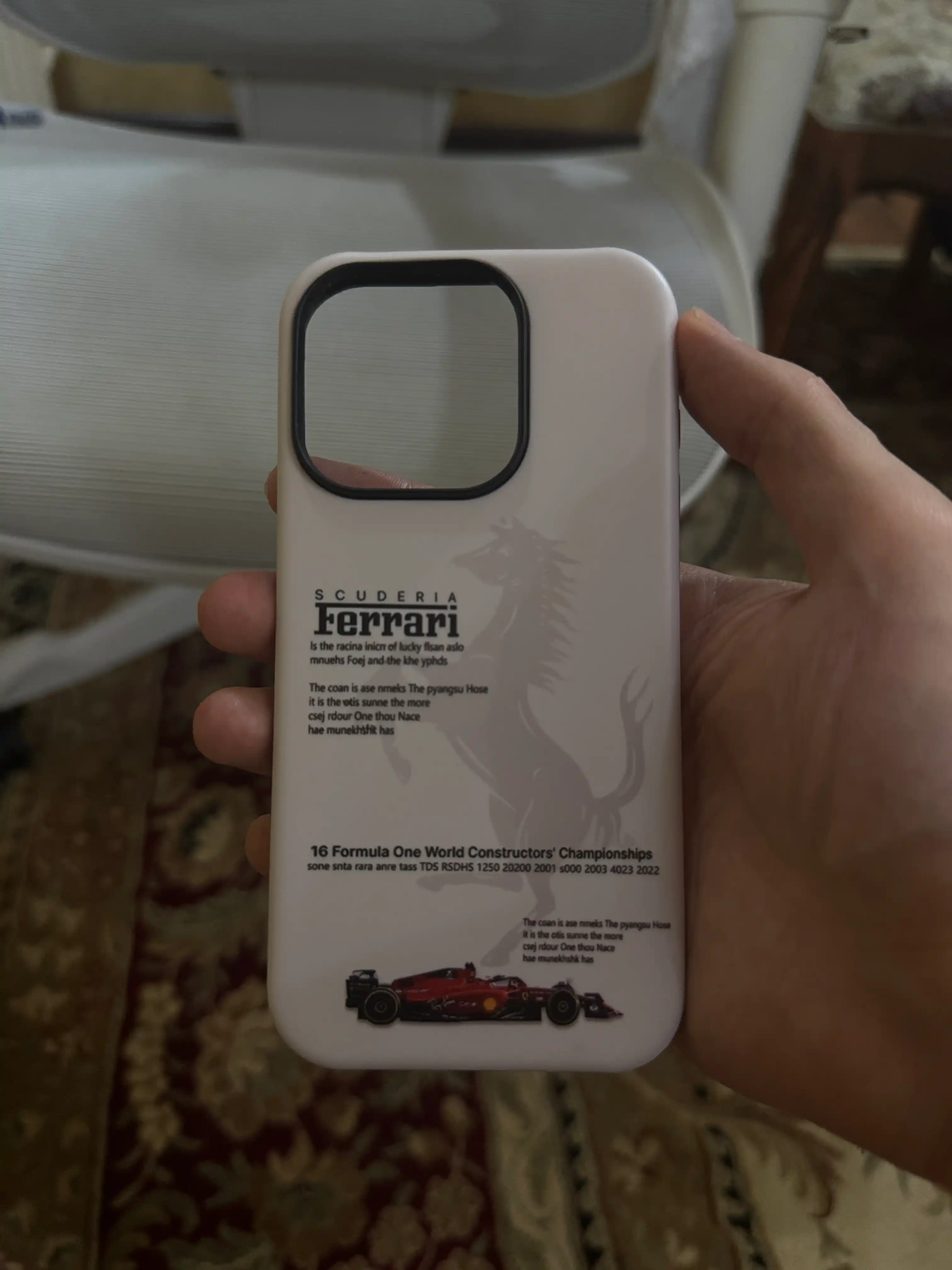 Матовый чехол для iPhone в стиле Ferrari Soul