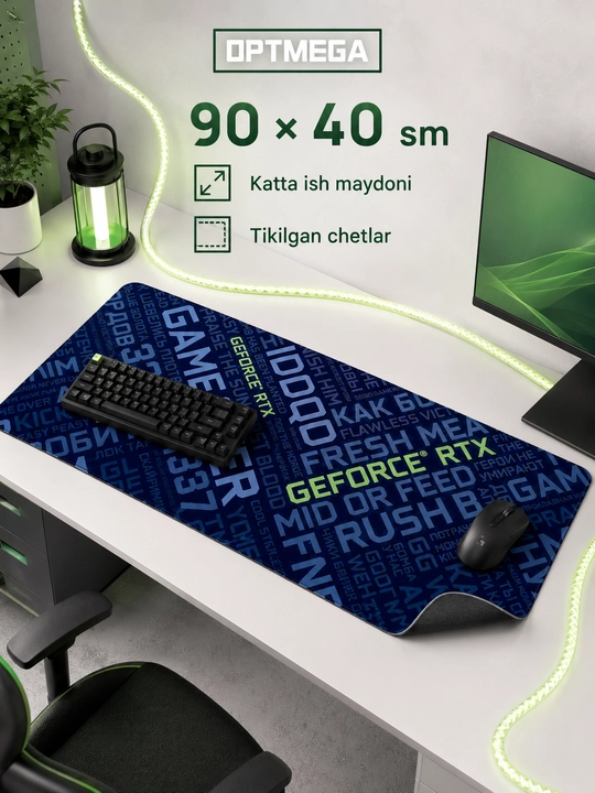 Kompyuter kovrik va sichqoncha uchun gilamcha CS GO gilamcha