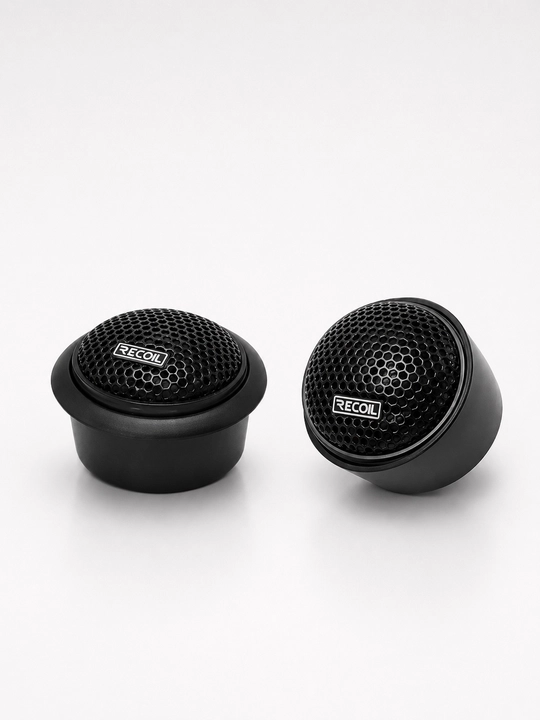 RET1 Echo Series 1 dyuymli ipak gumbaz va neodim magnitli komponent avtomobil tviterlari