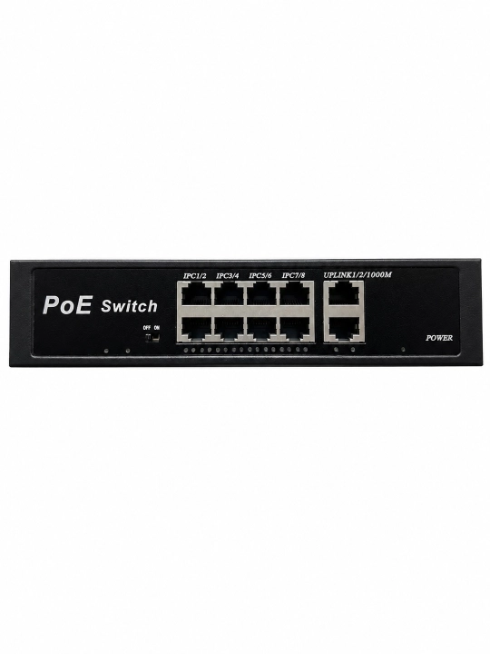 Gigabit PoE kommutator, IP kameralar uchun 4/8 ta PoE portli tarmoq switch