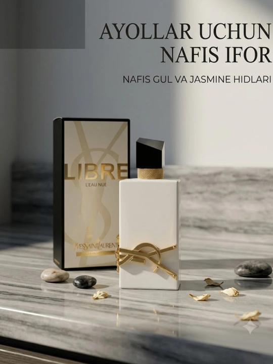 Ayollar atiri Yves Saint Laurent Libre L'Eau Nue spirtsiz parfyum suvi - 