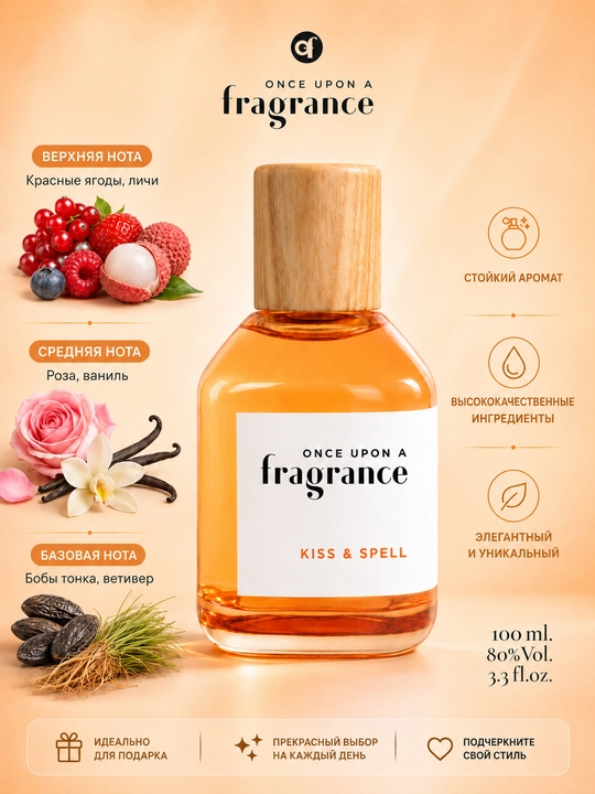 Once Upon a Fragrance Kiss & Spell Парфюмерная вода для женщин - 
