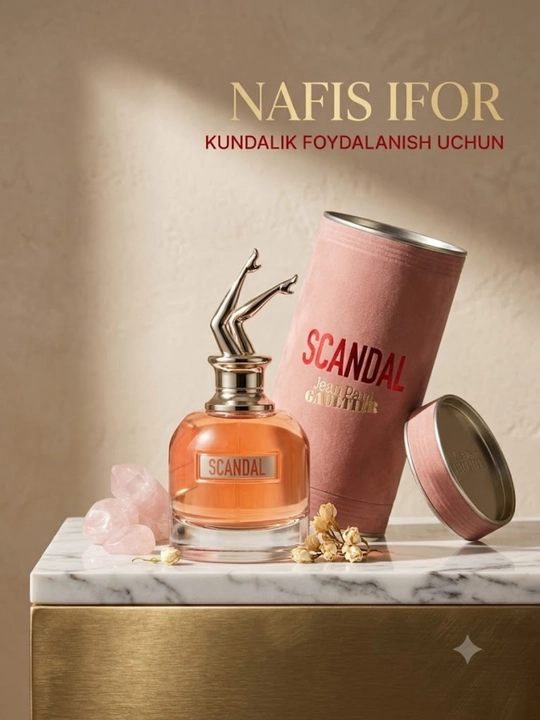 Ayollar atiri Jean Paul Gaultier Scandal parfyum suvi 80ml