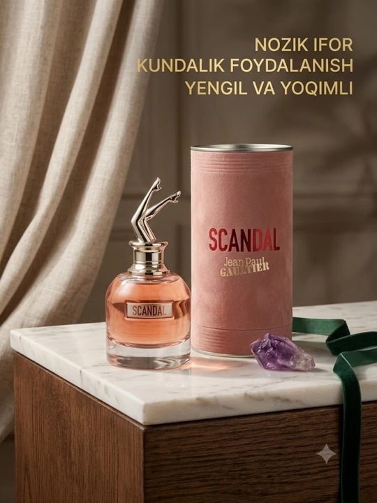 Ayollar atiri Jean Paul Gaultier Scandal parfyum suvi 80ml