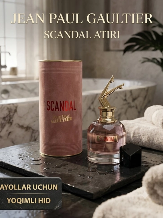 Ayollar atiri Jean Paul Gaultier Scandal parfyum suvi 80ml