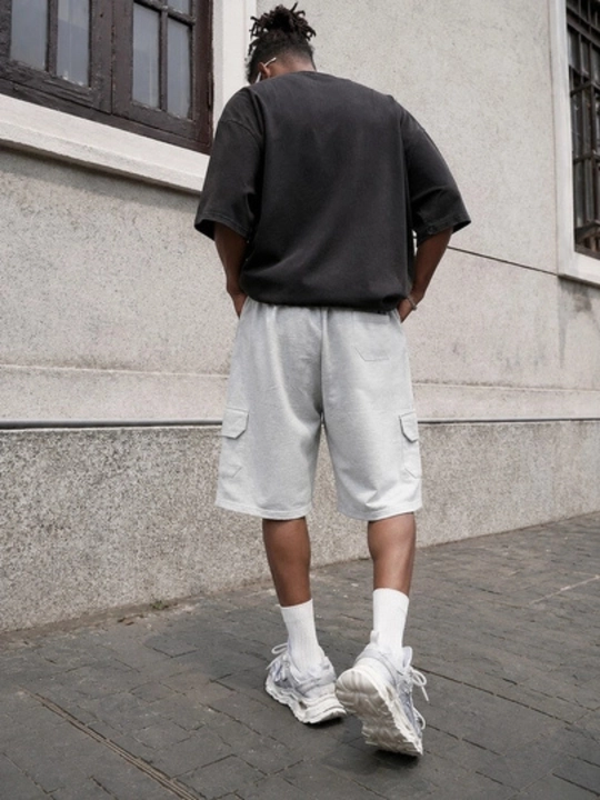 Erkaklar uchun oversize shortilar, yoz uchun,  sport shortilari