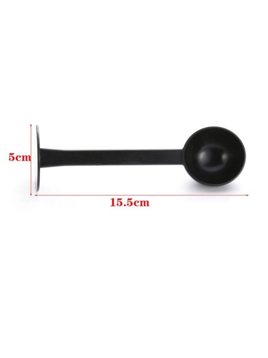 Kofe o'lchov qoshig'i, 2-in-1 press qoshigʻi, plastik
