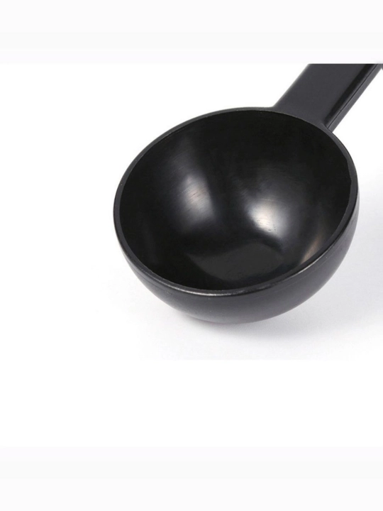 Kofe o'lchov qoshig'i, 2-in-1 press qoshigʻi, plastik