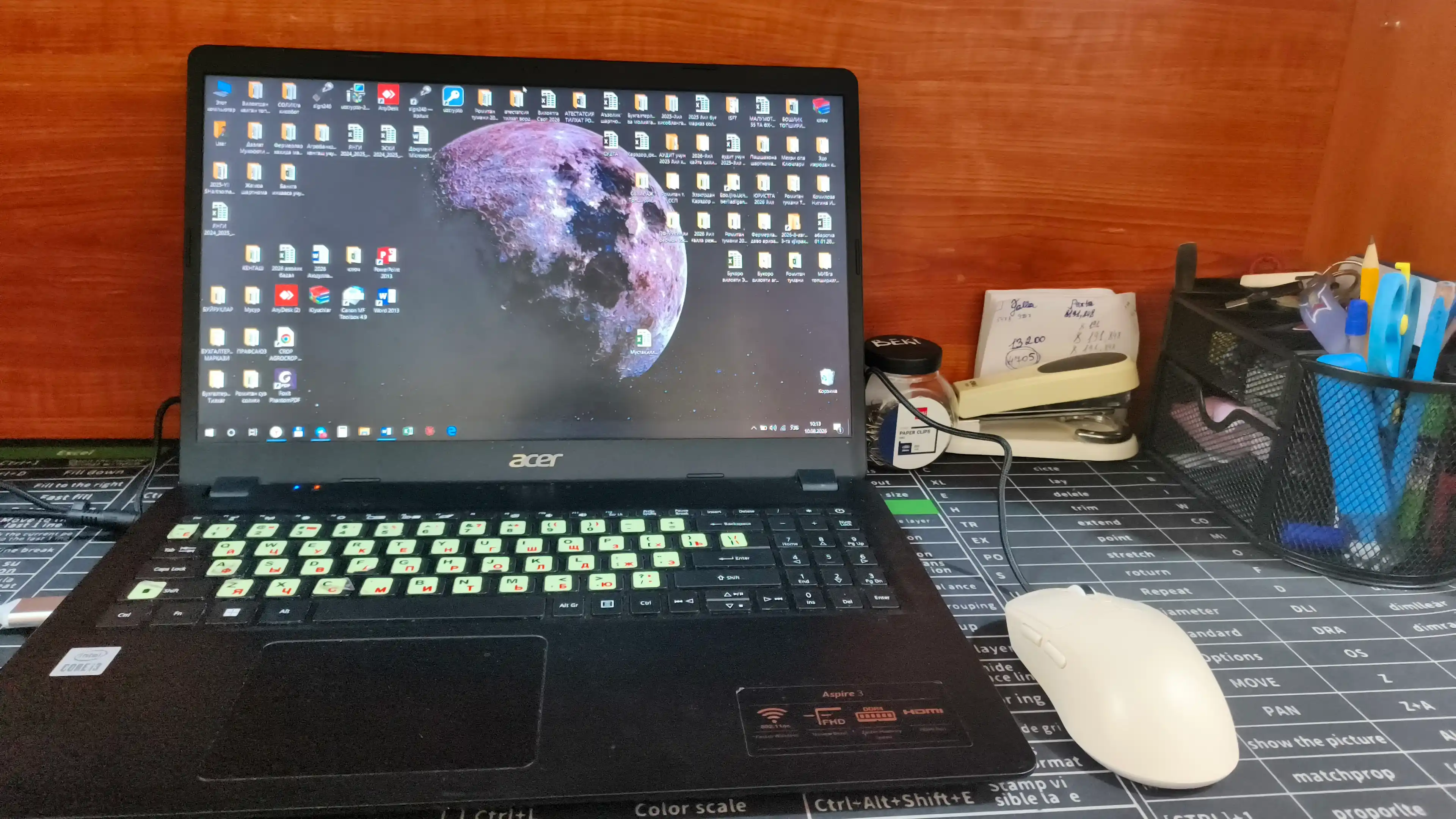 Simsiz Sichqoncha PRO 8000 DPI Bluetooth + 2.4GHz + Type-C