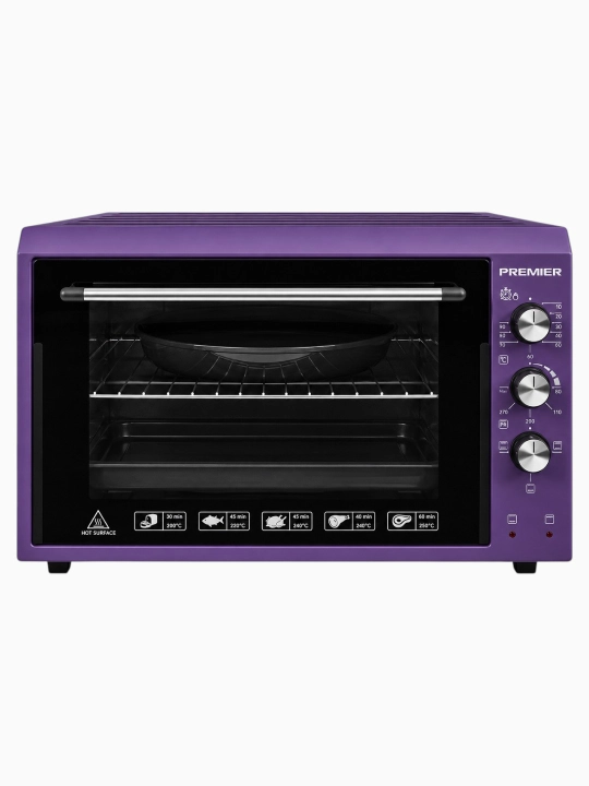 Mini-pech Premier PRM-MED45, 45 litr, 1500 Vt, elektr duxovka, binafsha rang - 