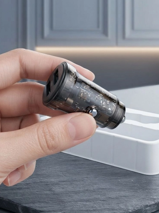 2 portli tezkor avtomobil zaryadlagich, USB