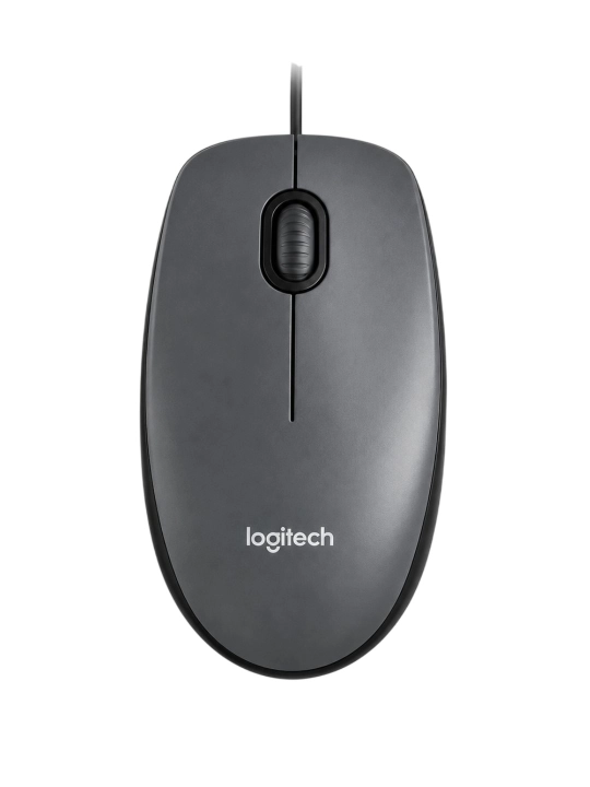 Мышка Logitech M100 проводная USB, оптическая, 1000 DPI, 3 кнопки