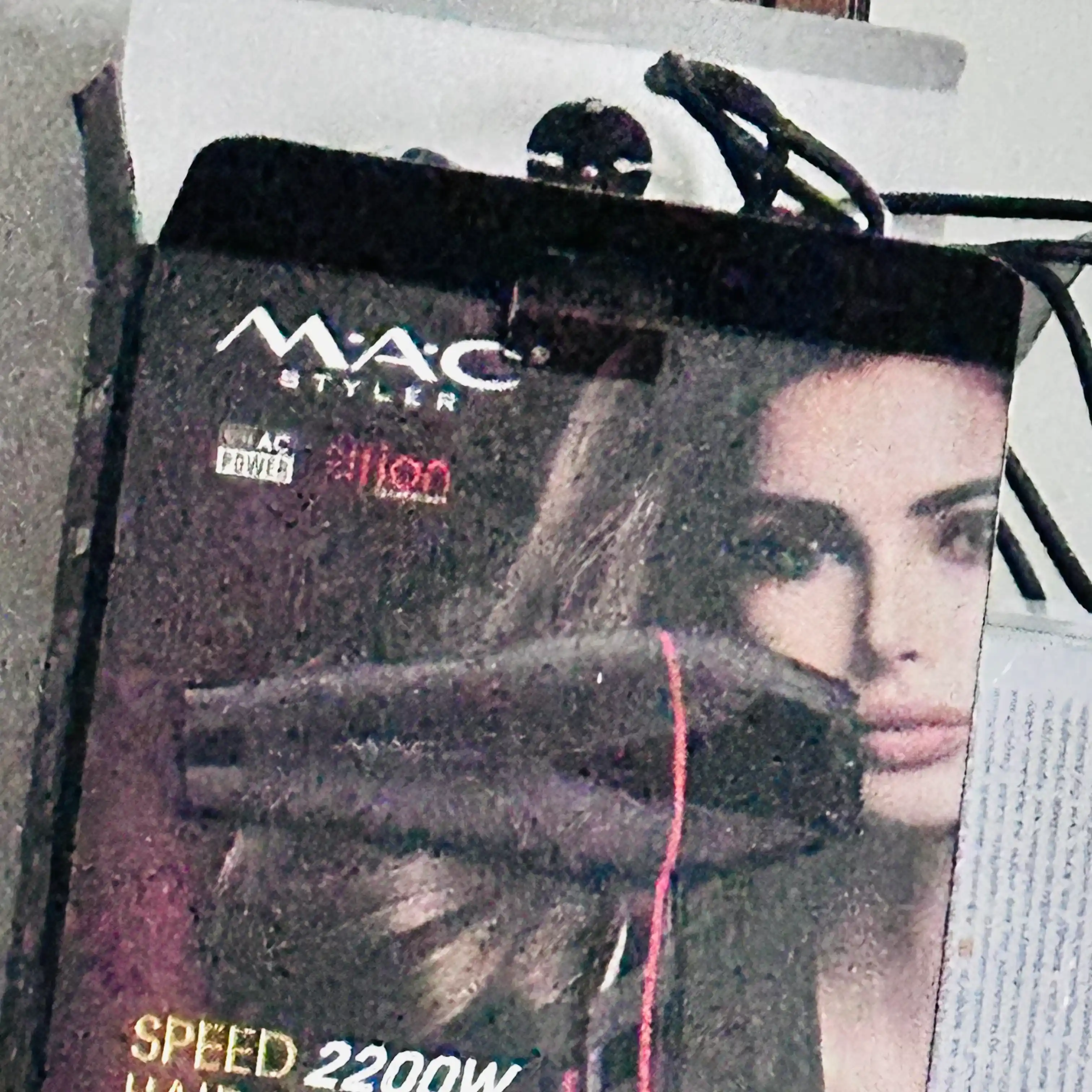 Professional fen soch quritgich MAC styler MC-6641, quritish va turmaklash uchun, 2400W