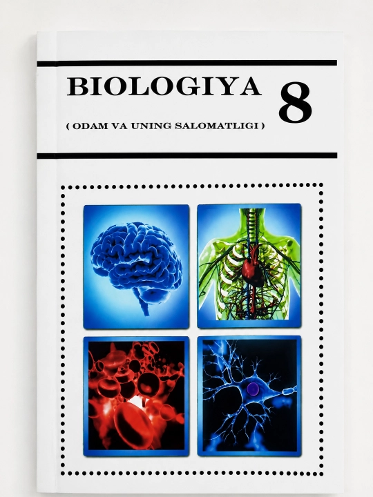 «Biologiya, 8-sinf» (формат А5) на узбекском языке - 