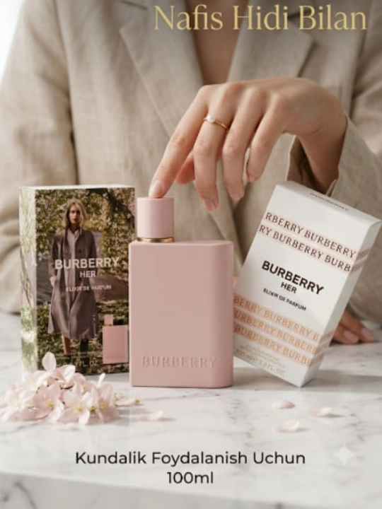 Ayollar atiri Burberry Her Elixir de Parfum parfyum suvi 100 ml