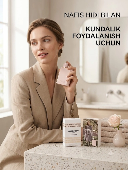 Ayollar atiri Burberry Her Elixir de Parfum parfyum suvi 100 ml