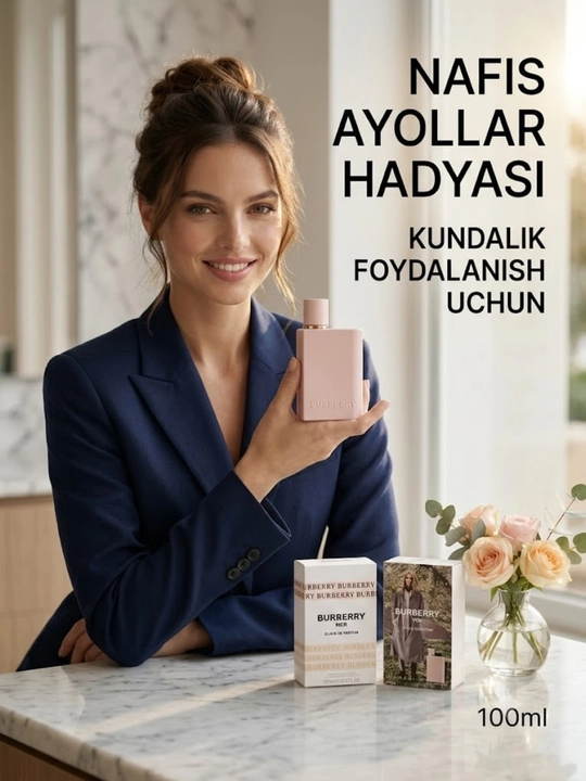 Ayollar atiri Burberry Her Elixir de Parfum parfyum suvi 100 ml