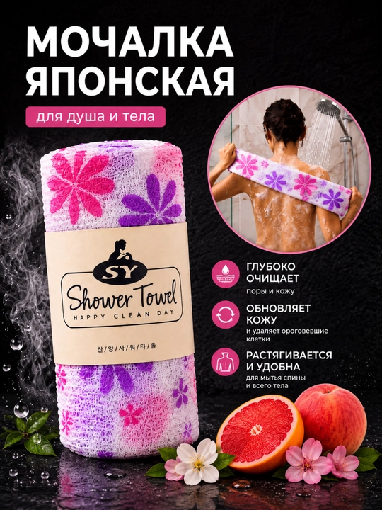 Mochalka sochiq badan uchun Skin Care, gulli - 