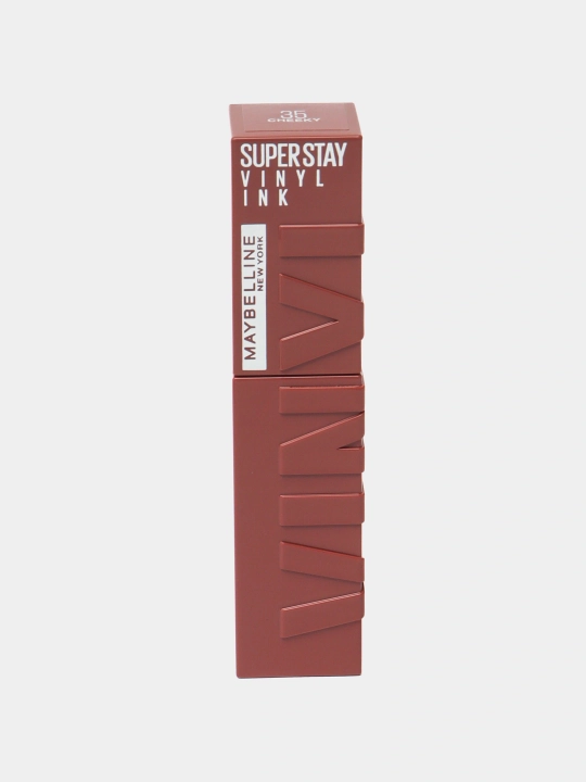 Помада для губ Maybelline New York Super Stay Vinyl Ink, оттенок 35 cheekky