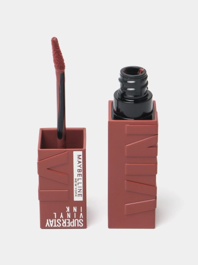 Помада для губ Maybelline New York Super Stay Vinyl Ink, оттенок 35 cheekky