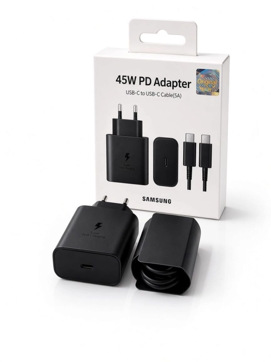 Зарядное устройство Samsung USB-C 25W/45W/50W/65W, быстрая зарядка, гарантия 6 месяцев