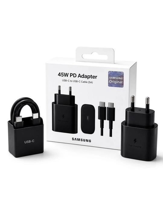 Зарядное устройство Samsung USB-C 25W/45W/50W/65W, быстрая зарядка, гарантия 6 месяцев