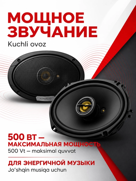 Автомобильная акустика, сабвуфер Kenwood KFC-S6976EX