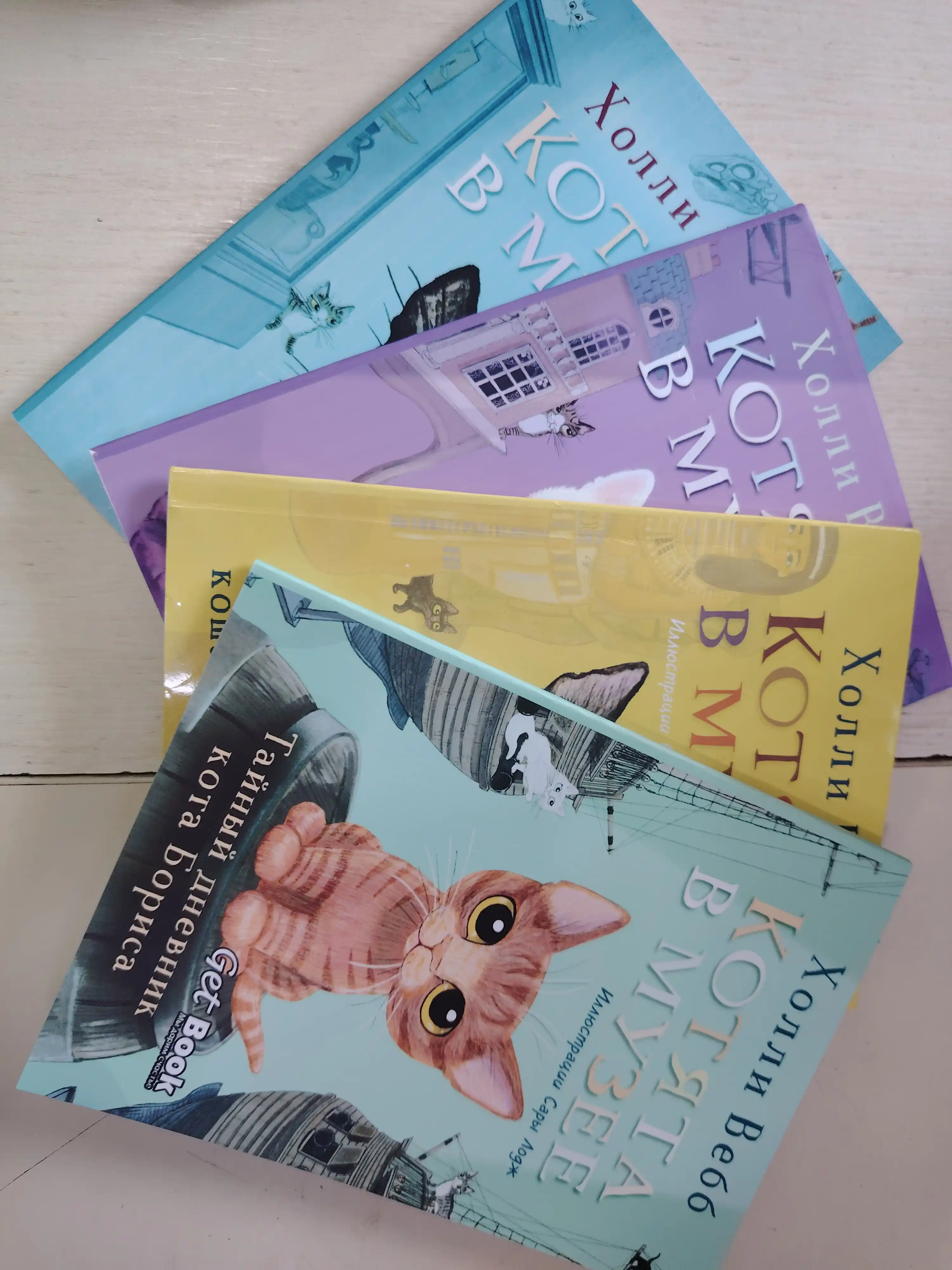 Комплект из 4-х книг Котята в музее Холли Вебб
