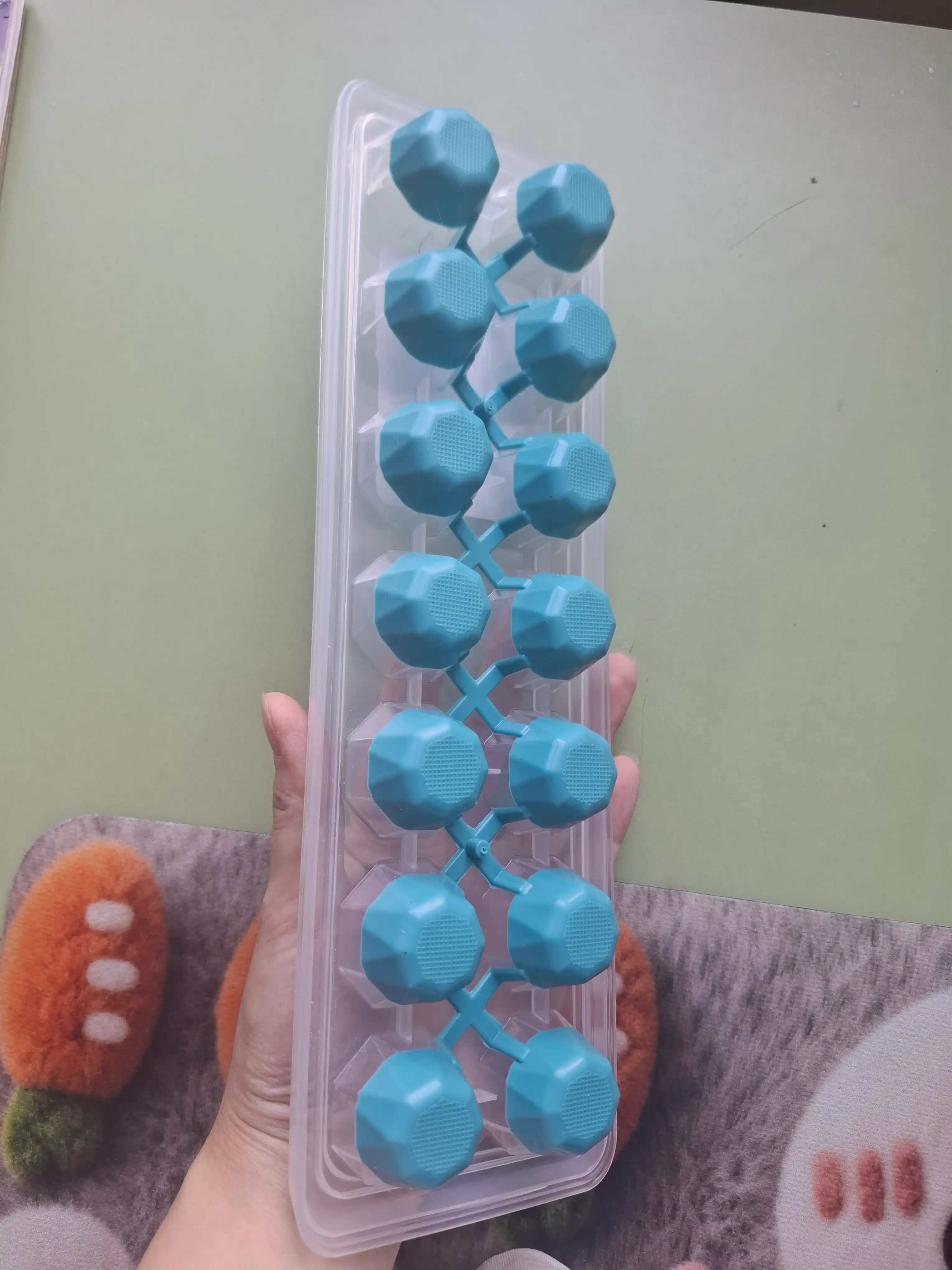 Силиконовая форма для льда с крышкой, 2 вида