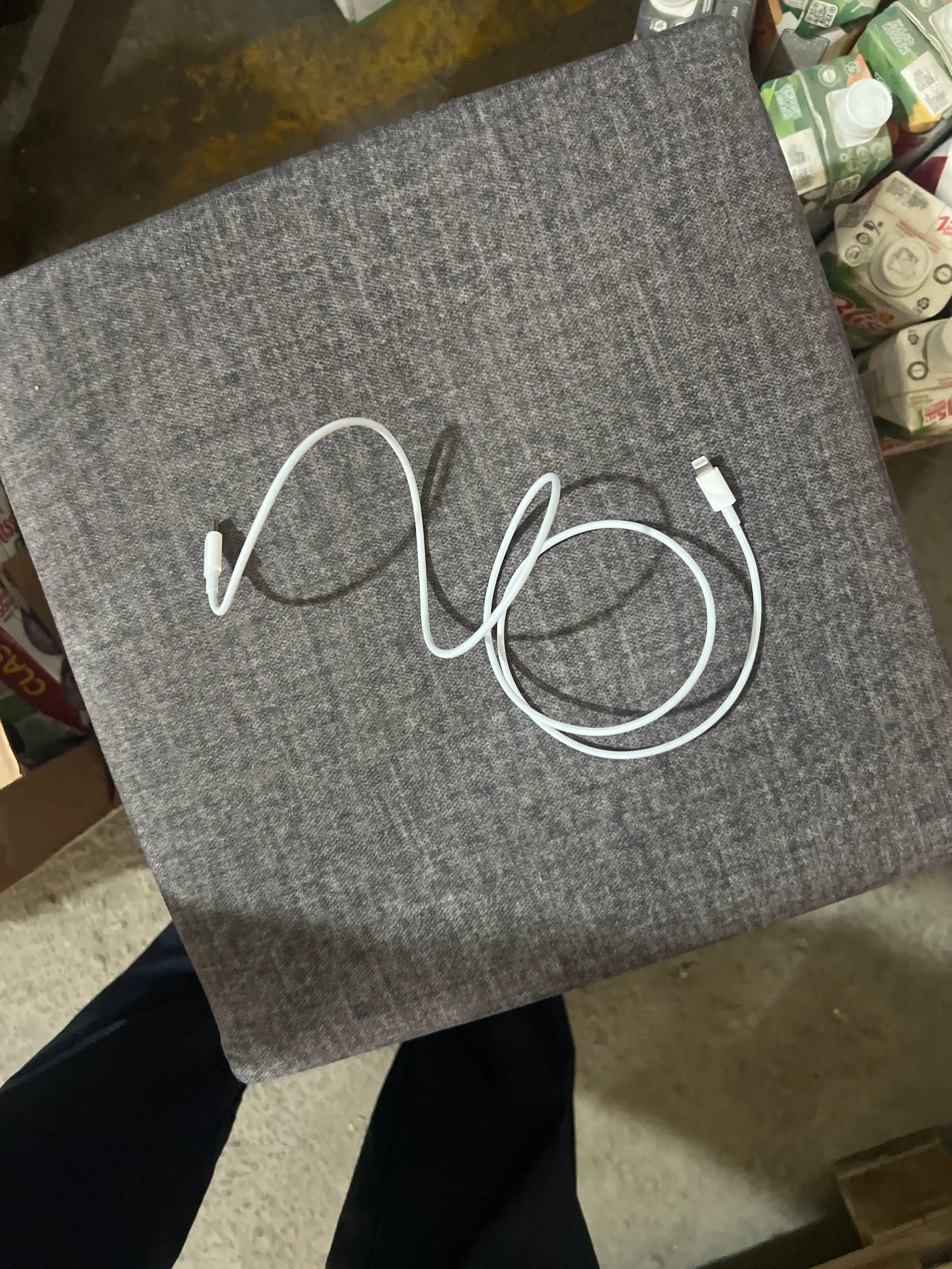 Type-C → Lightning kabel – iPhone X, 11, 12, 13, 14 to‘liq mos