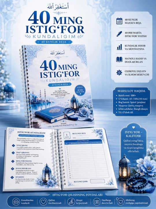 40 ming istig'for safarim kundaligi - 