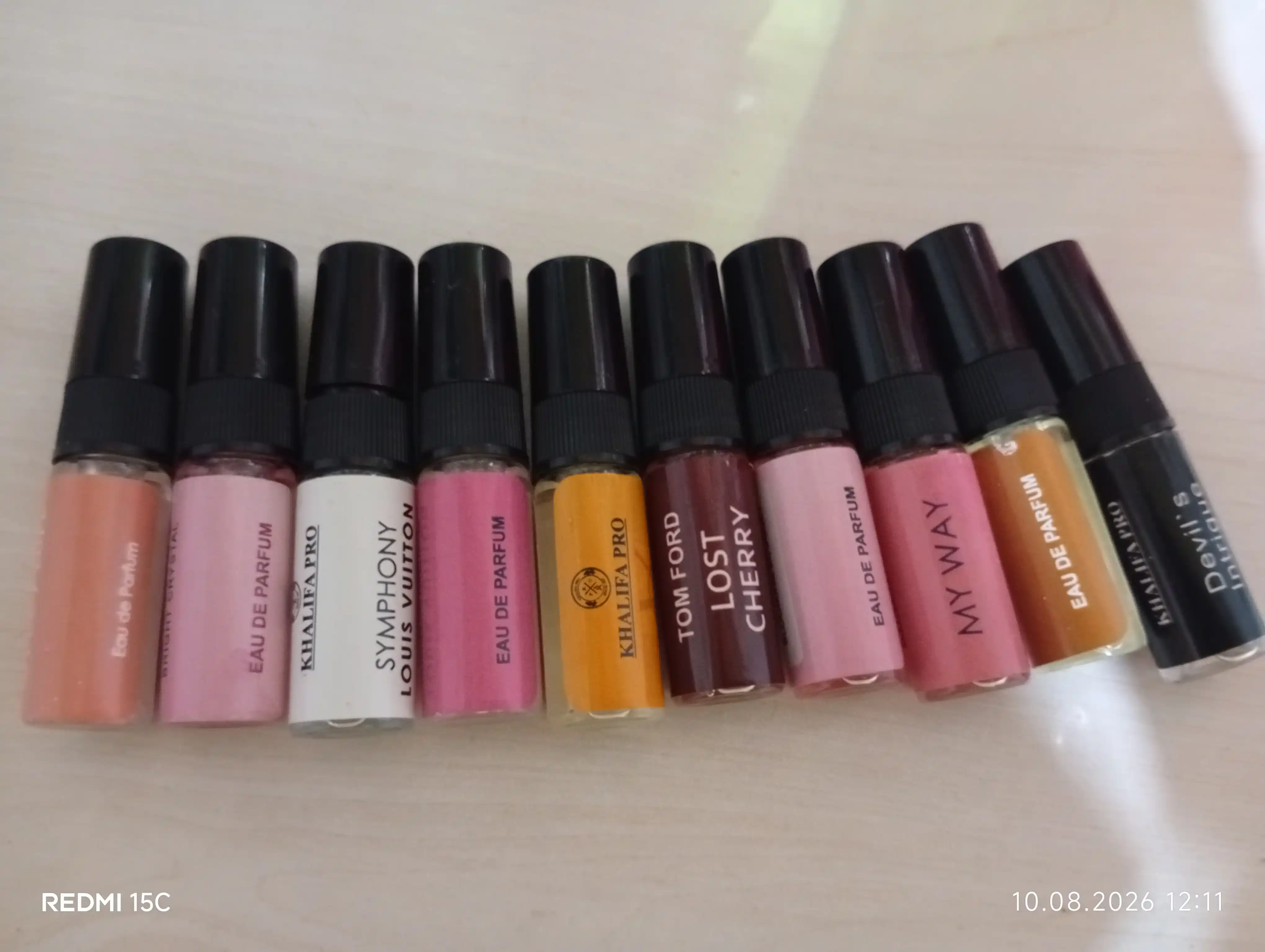 Atirlar ayollar uchun nabor Libre, Lost Cherry, Miss Dior, My Way, Today, Cherish, Versace