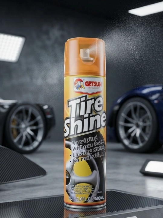 Avtomobil shinalari uchun Tire Shine yaltiroqlik beruvchi sprey, 450 ml