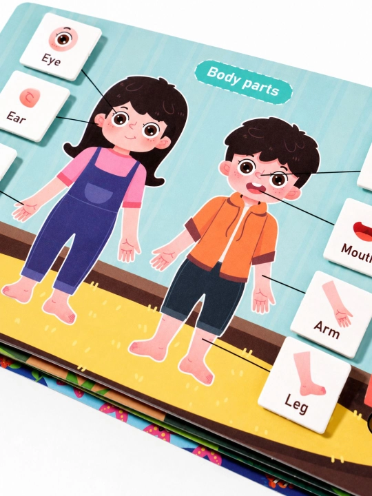 Детские книги, развивающие Busy Book, многоразовые книги Монтессори с липучками