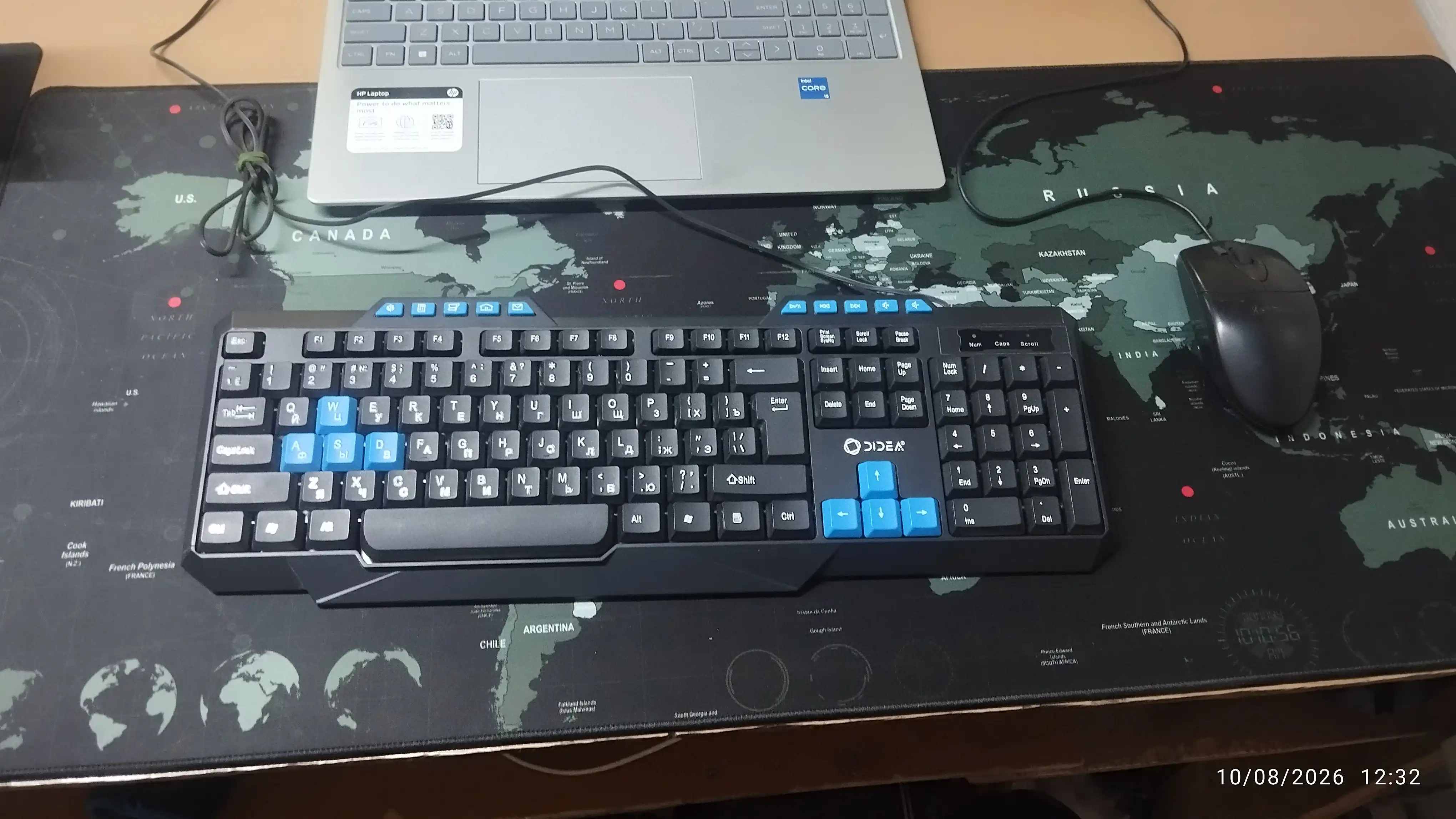 Игровой - офисный коврик для мыши, большой mouse pad, размер 90 × 40 × 3