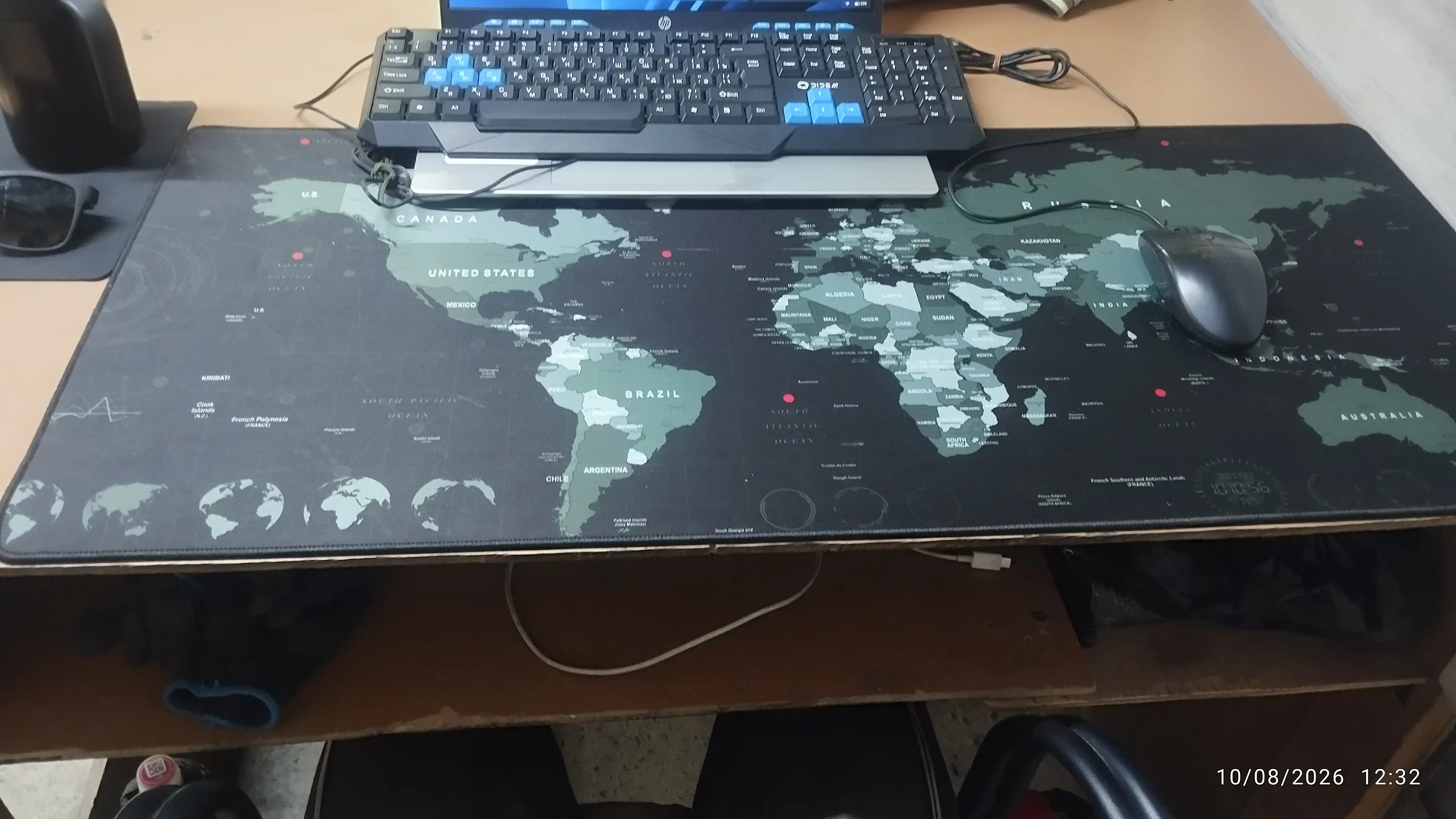 Игровой - офисный коврик для мыши, большой mouse pad, размер 90 × 40 × 3