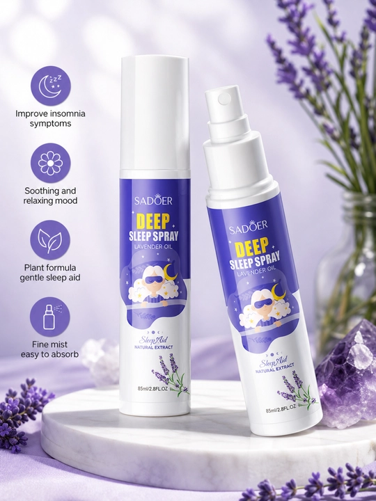 Uyqu uchun lavandali tinchlantiruvchi sprey, 85 ml - 