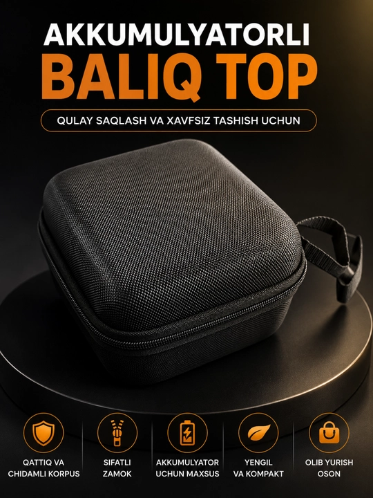 Akkumulyatorli baliq top Erchang fish finder sensorli suvda baliq qidirgich